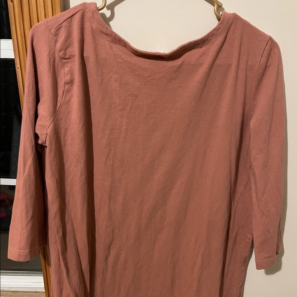 Quarter Sleeve Tshirt Dress